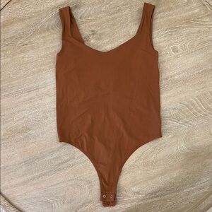 Free People Brown Bodysuit